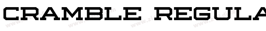 Cramble Regular字体转换 Cramble Regular字体转换